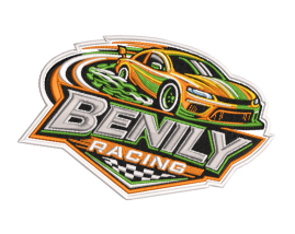 iron on patches - racing patch
